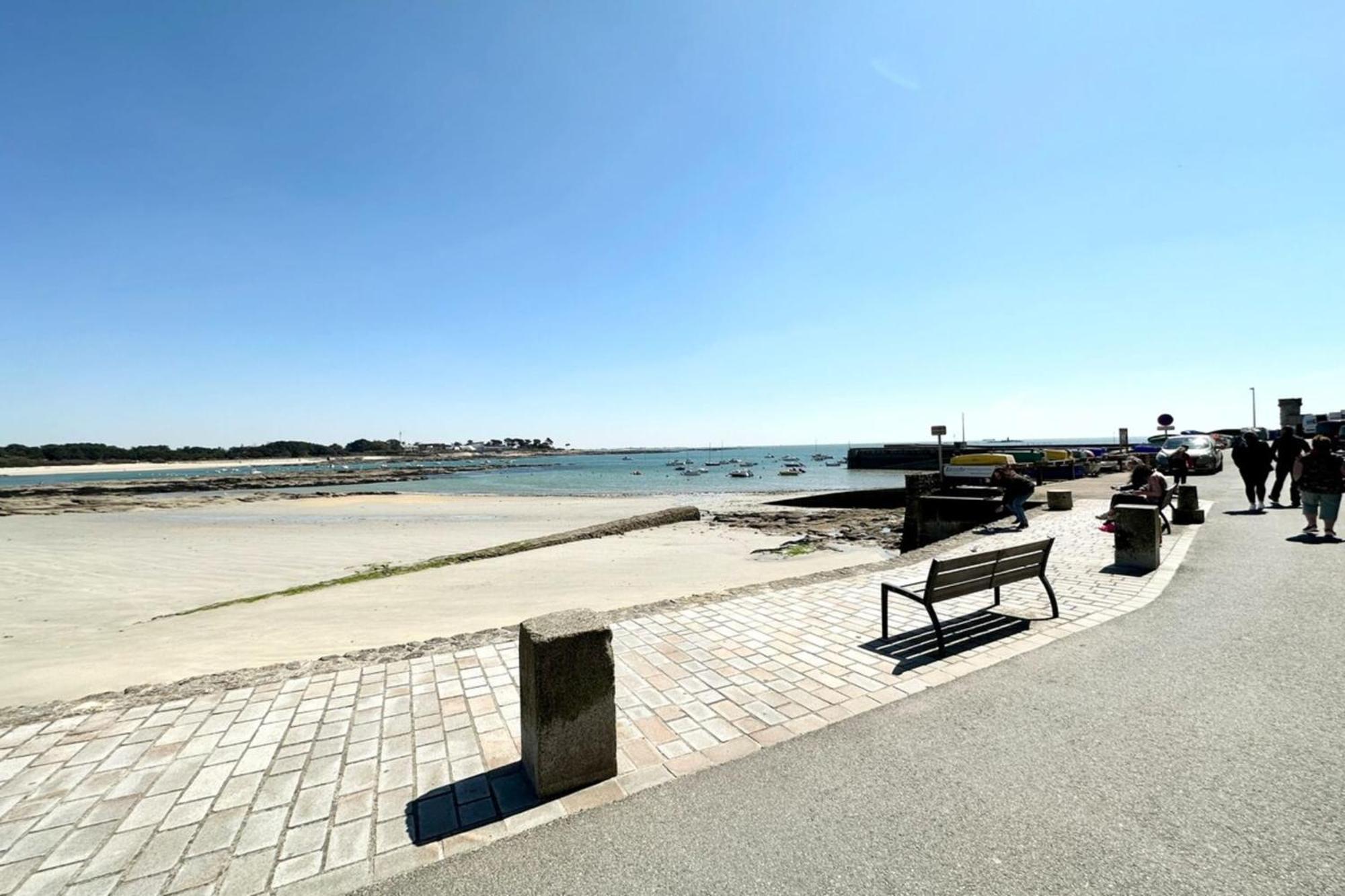 Maison De Pecheur Atypique Les Pieds Dans L'Eau Ploemeur Exteriér fotografie